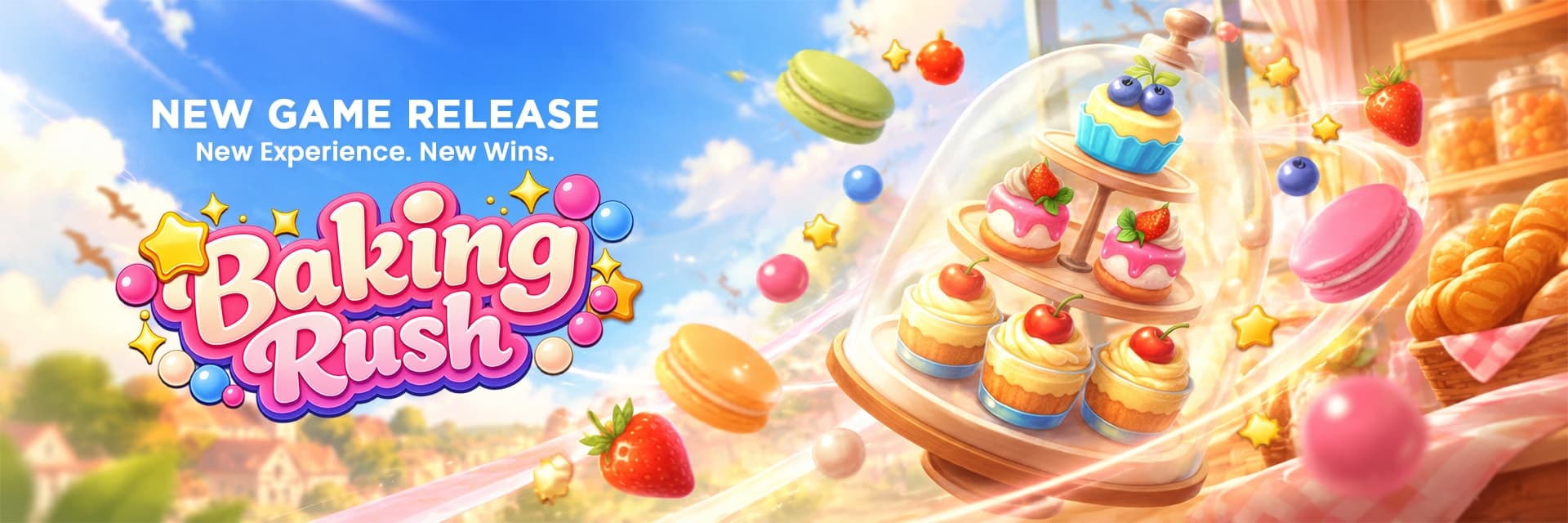 New game release — Baking Rush. New Experience. New Wins.